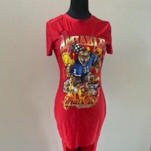 Red Fitted Bodycon Dress